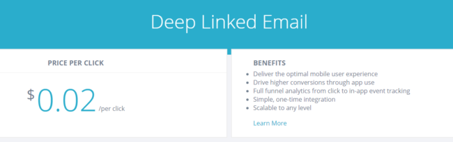 Branchio Depep Linked Email Pricing