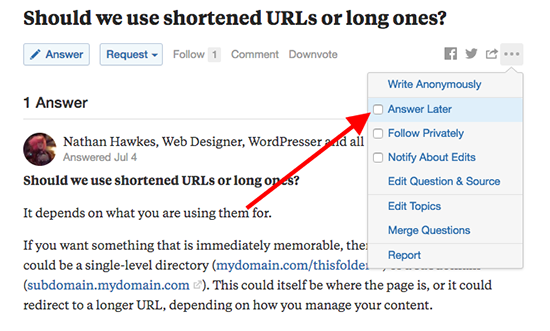 how to get traffic from Quora