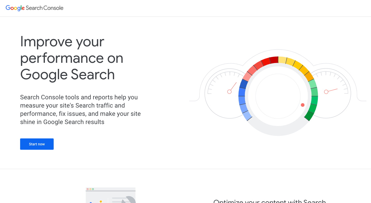 Google Search Console - best content marketing tools