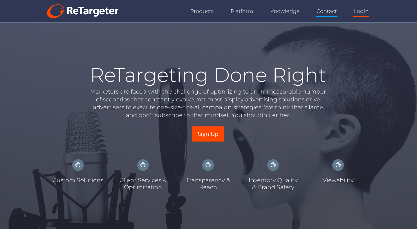 Retargeter - best retargeting platforms